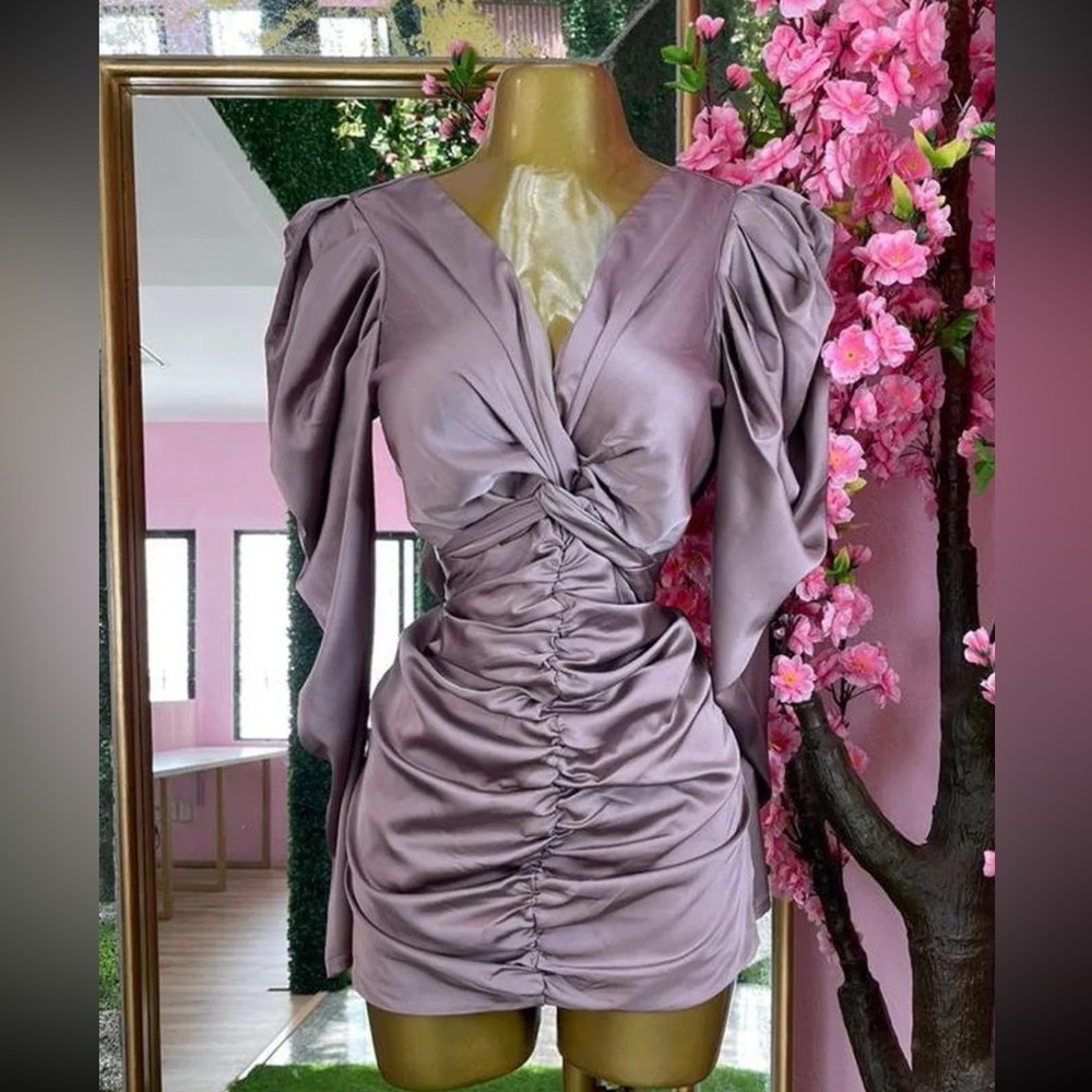 NWT  DO+BE SATIN MINI DRESS
